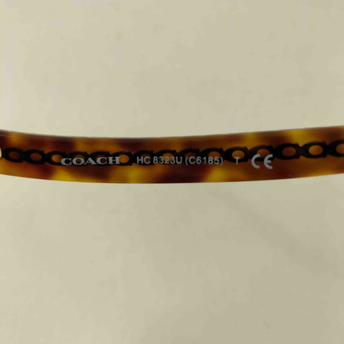 コーチ COACH スカルプテッドシグネチャー スクエアフレーム サングラス レディース 56 17 140