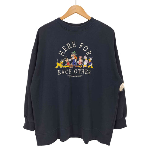 キャラクタープリント クルーネックスウェット メンズ import:M