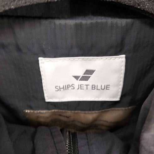 シップスジェットブルー SHIPS JET BLUE パッカブルフード ナイロンコート メンズ import:M