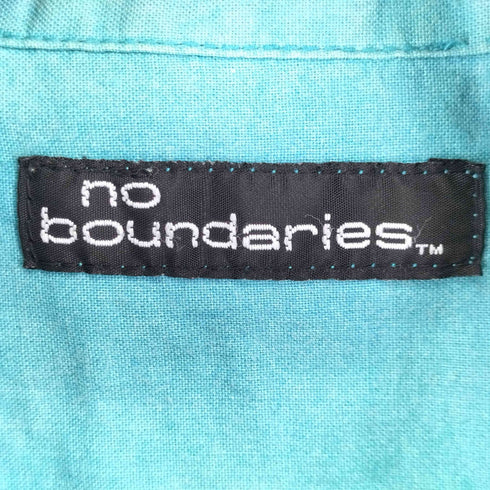 ノーバウンダリーズ no boundaries ファイヤーパターン 開襟シャツ メンズ JPN:XL
