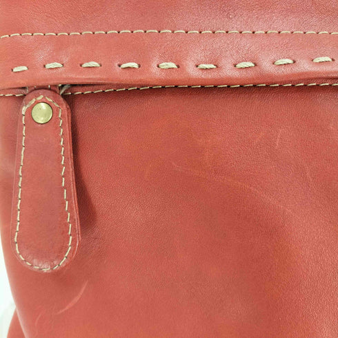 Dakota ステッチ レザー バックパック レディース