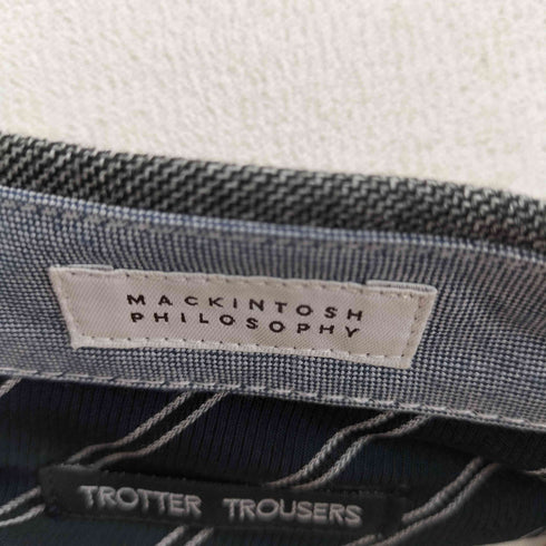 トロッターマッキントッシュフィロソフィー TROTTER MACKINTOSH PHILOSOPHY TROTTER TROUSERS ストレートスラックスパンツ メンズ JPN:44