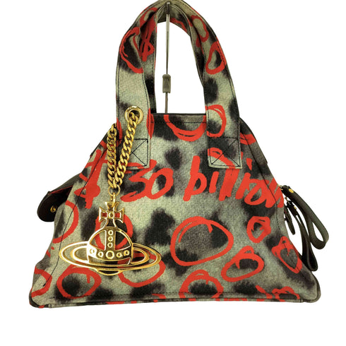 ヴィヴィアンウエストウッド Vivienne Westwood ヤスミン レオパードハンドバック レディース