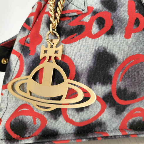 ヴィヴィアンウエストウッド Vivienne Westwood ヤスミン レオパードハンドバック レディース