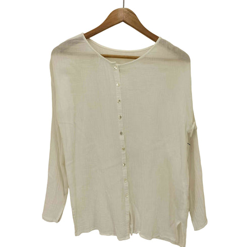 スローブイエナ SLOBE IENA 24SS ガーゼ 2WAYブラウス レディース FREE
