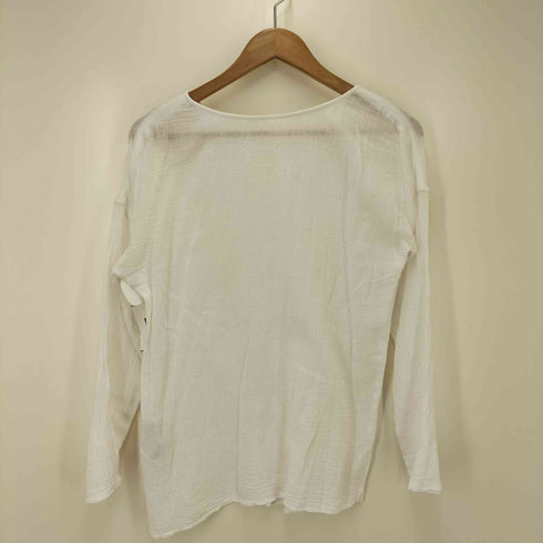 スローブイエナ SLOBE IENA 24SS ガーゼ 2WAYブラウス レディース FREE