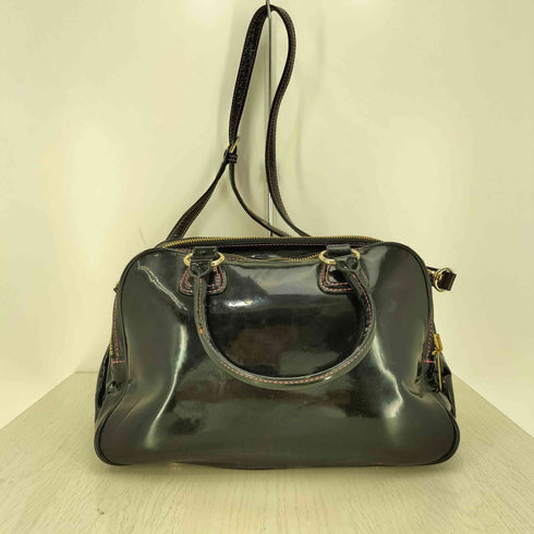 アナスイ ANNA SUI キーホルダー付き 2way エナメル ショルダーバッグ レディース