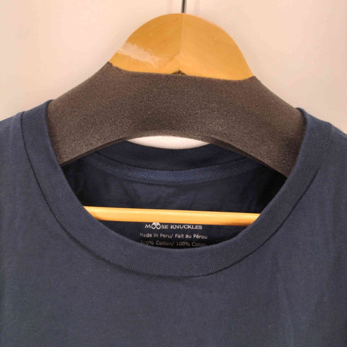 MOOSE KNUCKLES ロゴプリントTシャツ メンズ L