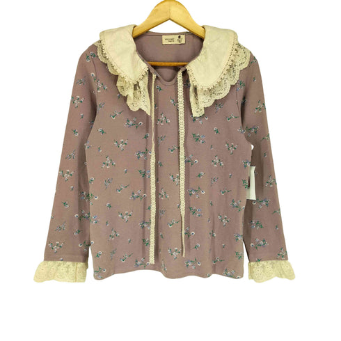 MYCLOSET 花柄ロングスリーブトップス レディース