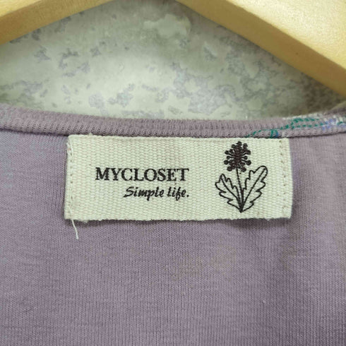 MYCLOSET 花柄ロングスリーブトップス レディース