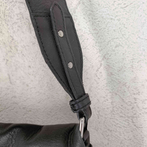 ザラ ZARA lamb leather ラムレザー ショルダーバッグ レディース M