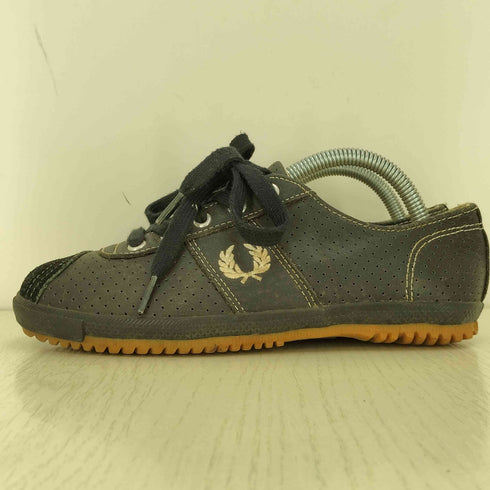 フレッドペリー FRED PERRY スエード切替 パンチング レースアップスニーカー レディース JPN:23