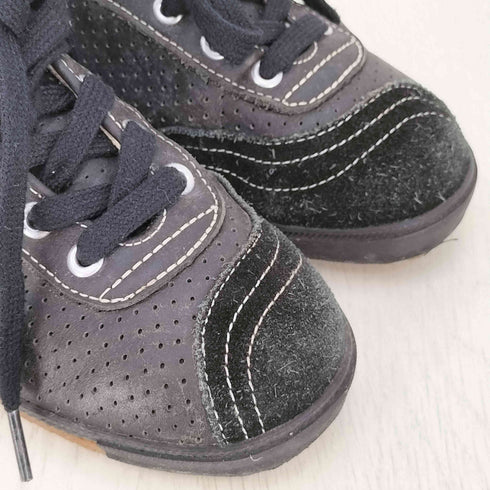 フレッドペリー FRED PERRY スエード切替 パンチング レースアップスニーカー レディース JPN:23