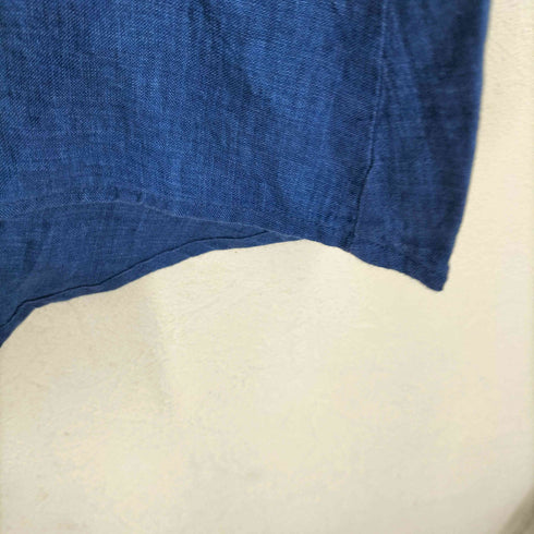 MYCLOSET リネン100 半袖ロングワンピース レディース
