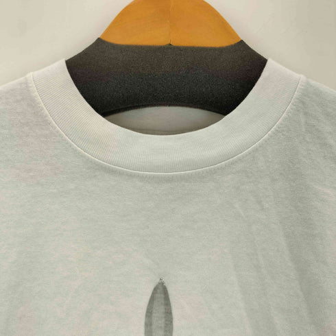 ロサンゼルスアパレル Los Angeles Apparel 胸元クラッシュ加工 バックプリント 6.5OUNCE Tシャツ メンズ S