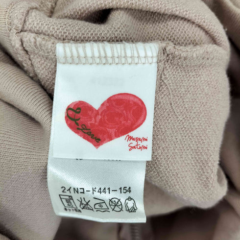 アンドラブマサミサトミ &love MASAMI SATOMI フロントリボン ジップアップパーカー レディース