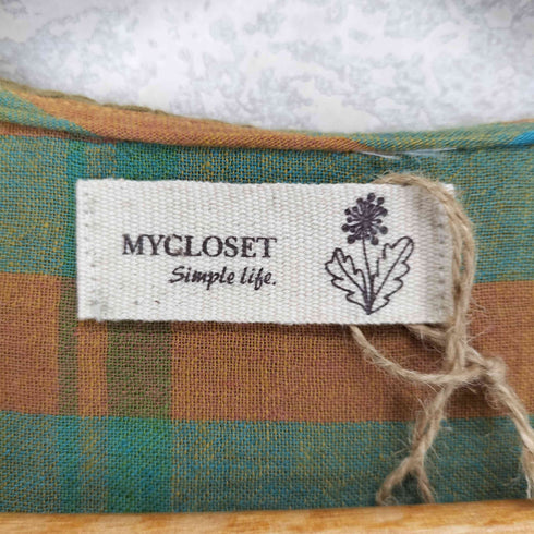 「MYCLOSET」 チェックワンピース レディース