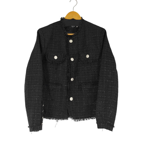FASHIO ツイードノーカラージャケット レディース JPN:M