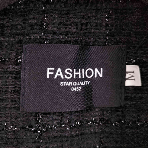 FASHIO ツイードノーカラージャケット レディース JPN:M