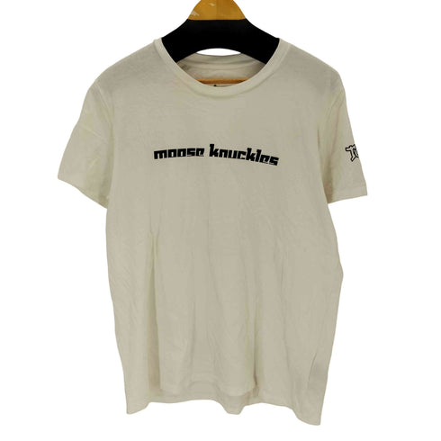 MOOSE KNUCKLES ロゴプリントTシャツ メンズ L