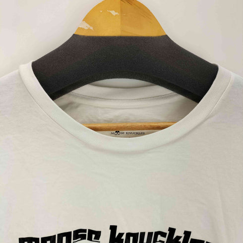 MOOSE KNUCKLES ロゴプリントTシャツ メンズ L