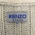 ケンゾーオム KENZO HOMME 90s レザー切替 ケーブル編み ドライバーズニット メンズ FREE