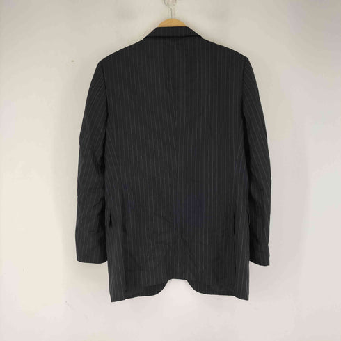 バーバリーブラックレーベル BURBERRY BLACK LABEL ウール ピンストライプ 3B テーラードジャケット メンズ