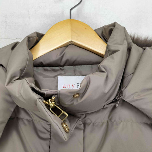 anyFAM fox fur フードフォックスファー ダウンジャケット import レディース 2