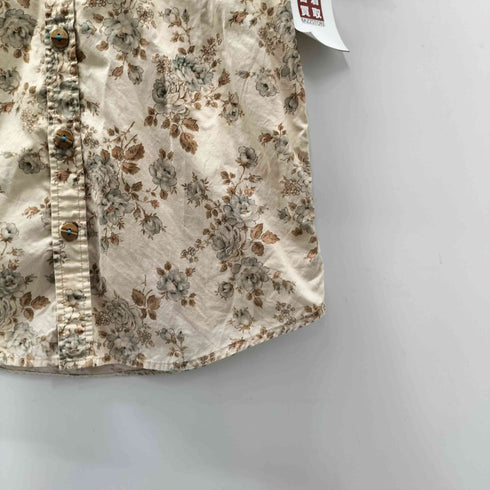 generic youth 90S OLD USA製 総柄 S/S バンドカラー シャツ メンズ import:M