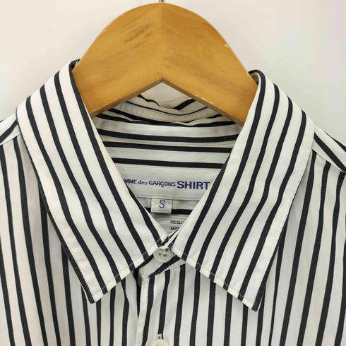 コムデギャルソンシャツ COMME des GARCONS SHIRT フランス製 レギュラーカラーストライプシャツ メンズ S