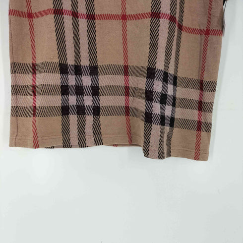 バーバリー BURBERRY ノヴァチェック 半袖ニット メンズ Ⅼ