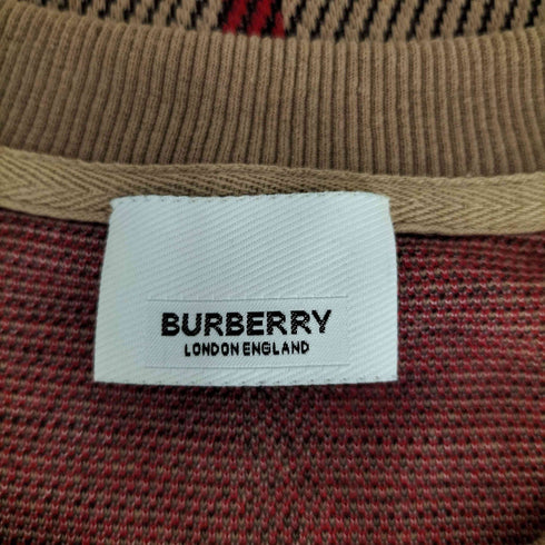 バーバリー BURBERRY ノヴァチェック 半袖ニット メンズ Ⅼ