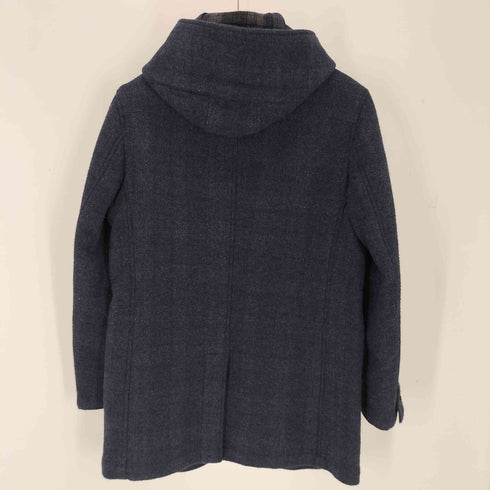 s ts 裏地チェック フーデッドコート メンズ