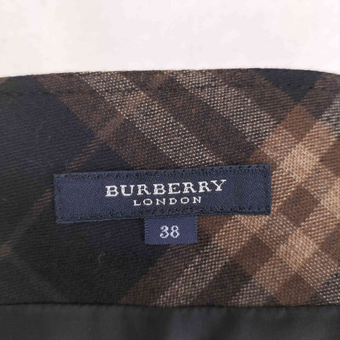 バーバリーロンドン BURBERRY LONDON チェック柄 ラップ 巻きスカート レディース 38