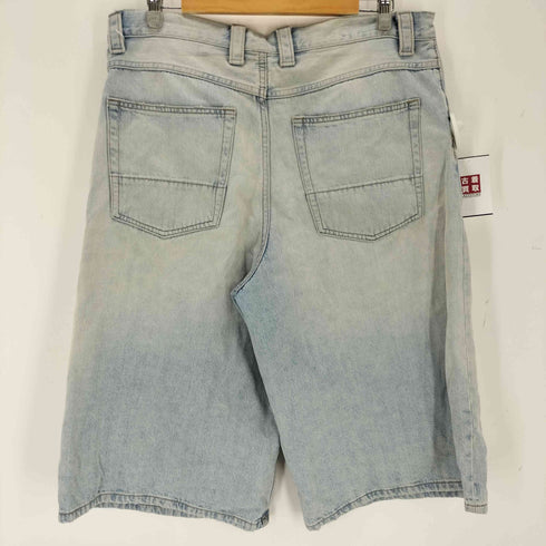 ザラ ZARA ワイド デニムハーフパンツ メンズ