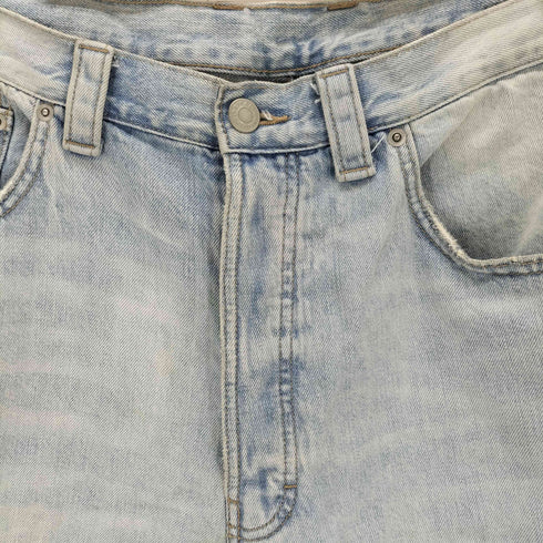 ザラ ZARA ワイド デニムハーフパンツ メンズ