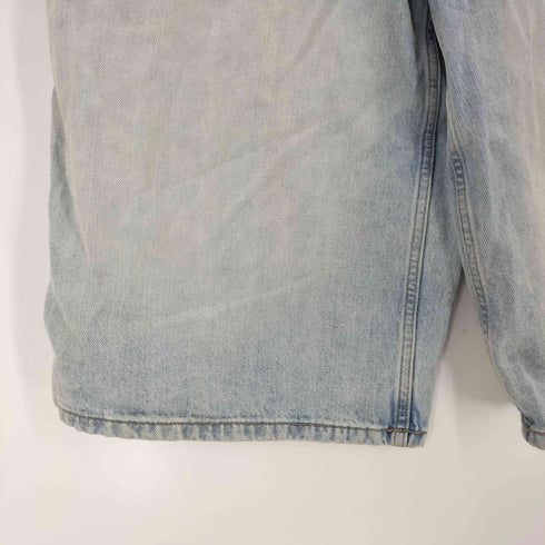ザラ ZARA ワイド デニムハーフパンツ メンズ