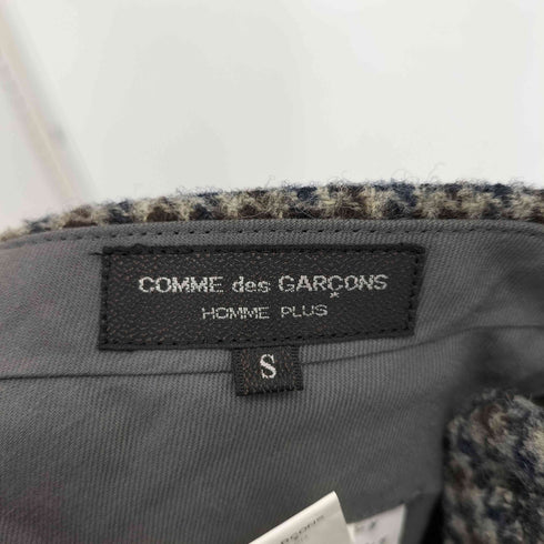 コムデギャルソンオムプリュス COMME des GARCONS HOMME PLUS 95AW 千鳥格子 ウールタックパンツ メンズ JPN:S
