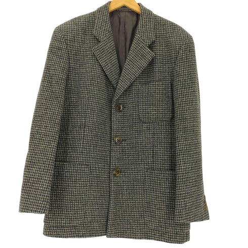コムデギャルソンオムプリュス COMME des GARCONS HOMME PLUS 95AW 3B 千鳥格子 ウール テーラードジャケット メンズ JPN:M