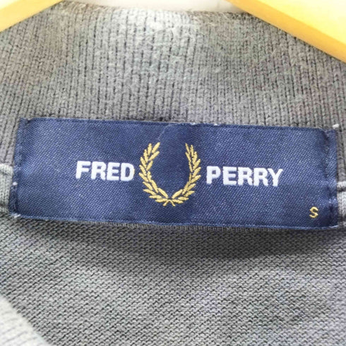 フレッドペリー FRED PERRY 刺繍ロゴ ポロシャツ メンズ S