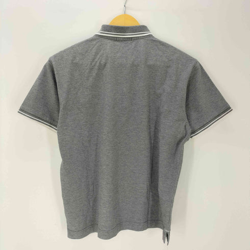 ブラックレーベルクレストブリッジ BLACK LABEL CRESTBRIDGE ワッペンロゴ ポロシャツ メンズ M