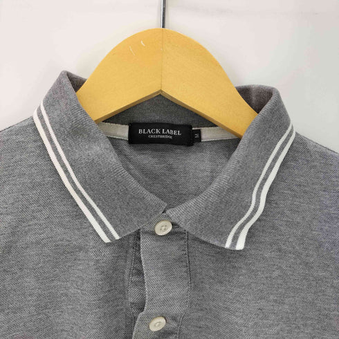 ブラックレーベルクレストブリッジ BLACK LABEL CRESTBRIDGE ワッペンロゴ ポロシャツ メンズ M