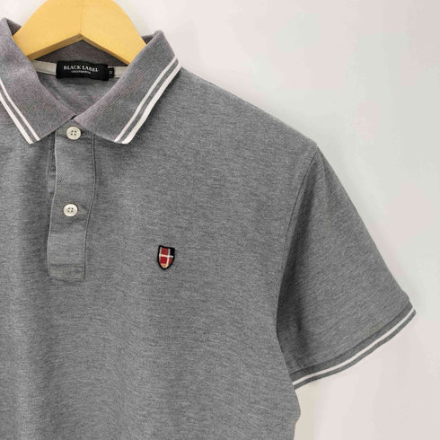 ブラックレーベルクレストブリッジ BLACK LABEL CRESTBRIDGE ワッペンロゴ ポロシャツ メンズ M
