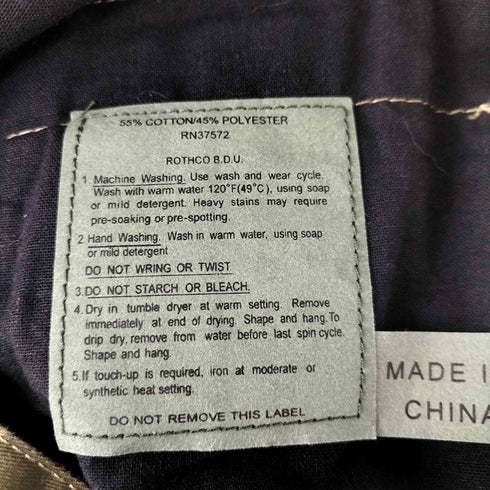 ロスコ ROTHCO B.D.U カモ カーゴパンツ メンズ MEDIUM REGULAR