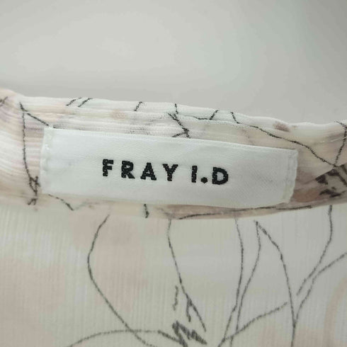フレイアイディー FRAY I.D ラインアートシフォンクレープワンピース レディース JPN:0