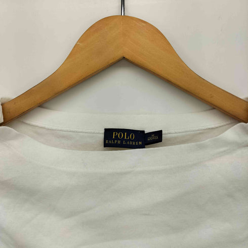 ポロラルフローレン POLO RALPH LAUREN 現行タグ ショルダーメタルボタン ノースリーブ カットソー レディース import:M