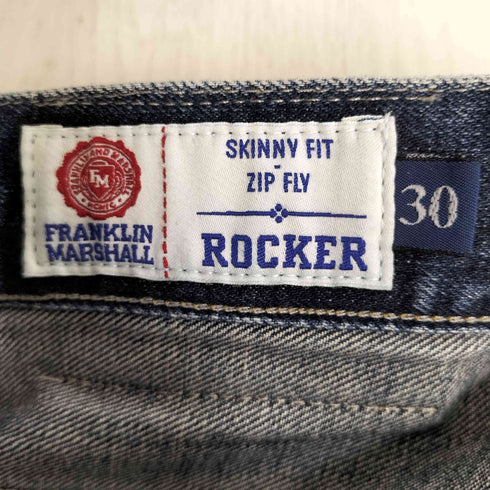 フランクリンマーシャル FRANKLIN&MARSHALL SKINNEY FIT ZIP FLY デニム パンツ メンズ 30inch