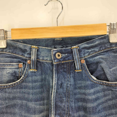 ラグビーラルフローレン Rugby Ralph Lauren STRAIHGT SLIM ダメージ加工 ボタンフライ デニム メンズ 30×30