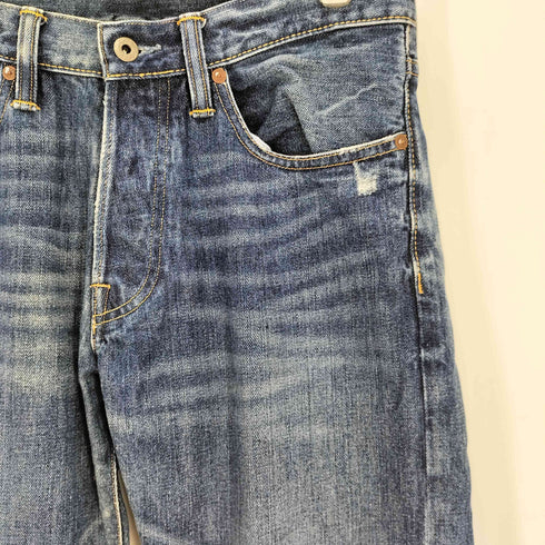ラグビーラルフローレン Rugby Ralph Lauren STRAIHGT SLIM ダメージ加工 ボタンフライ デニム メンズ 30×30