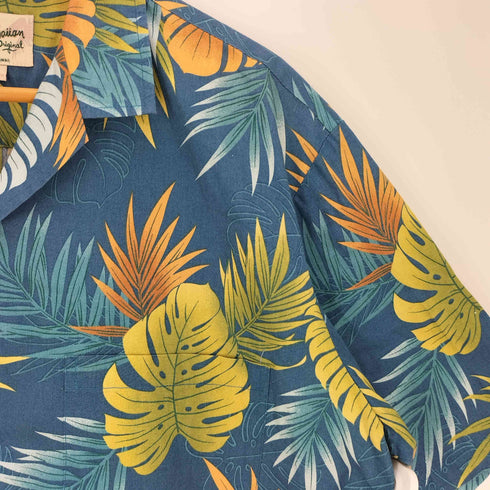 ハワイアンオリジナル The Hawaiian Original ハワイ製 コットン アロハシャツ メンズ import:L